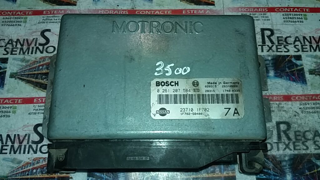 Calculator Motor BOSCH NISSAN MICRA 0 261 207 584 / 0261207584 / 23710 1F702 / 237101F702 / 1F702-58400 / 1F702 58400 / 1F702584000 261 207 584 / 0261207584 / 23710 1F702 / 237101F702 / 1F702-58400 / 1F702 58400 / 1F70258400
