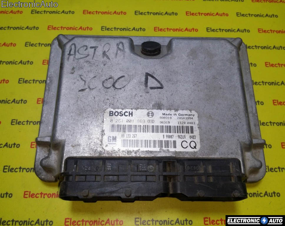 Calculator Motor BOSCH OPEL ASTRA 0 281 001 869 / 0281001869 / 09 133 267 / 091332670 281 001 869 / 0281001869 / 09 133 267 / 09133267