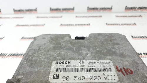 Calculator Motor BOSCH OPEL ASTRA G 0 281 001 630 / 0281001630 / 90 543 923 / 905439230 281 001 630 ...