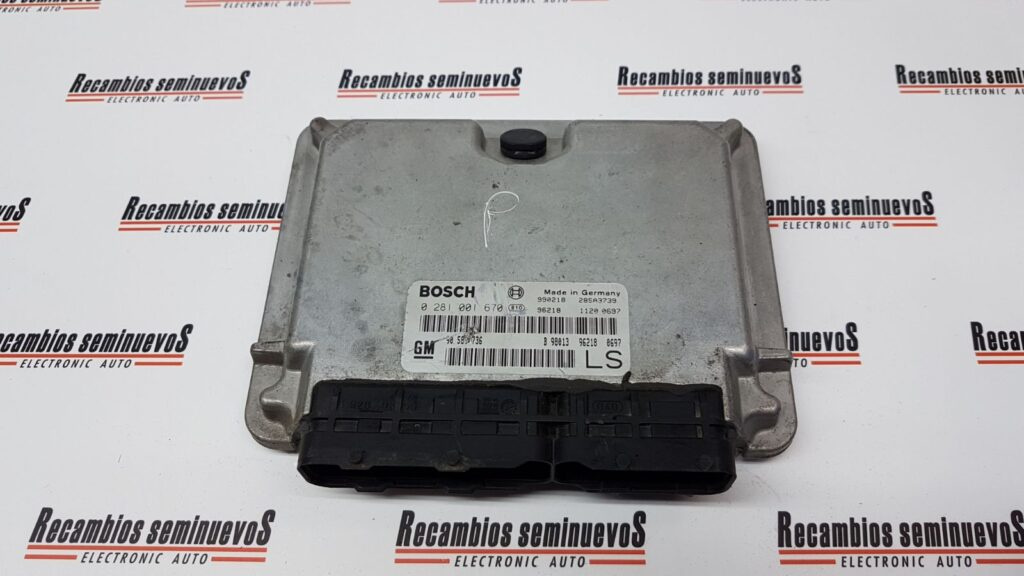 Calculator Motor BOSCH OPEL ASTRA G 0 281 001 670 / 0281001670 / 90589736 LS / 90589736LS0 281 001 670 / 0281001670 / 90589736 LS / 90589736LS