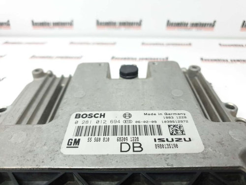 Calculator Motor BOSCH OPEL ASTRA H 0 281 012 694 / 0281012694 / 55 560 810 / 55560810 / 89801351900...