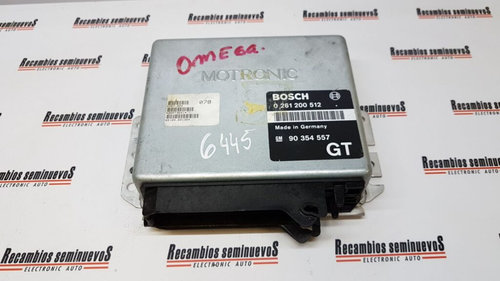 Calculator Motor BOSCH OPEL CALIBRA 0 261 200 512 / 0261200512 / 903545570 261 200 512 / 0261200512 ...