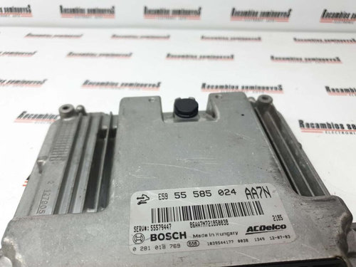 Calculator Motor BOSCH OPEL INSIGNIA 0 281 018 769 / 0281018769 / 55579447 / 55585024 AA7N / 5558502...