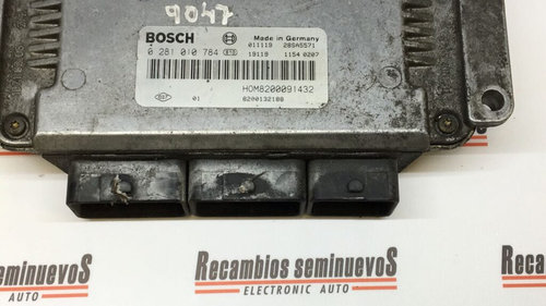 Calculator Motor BOSCH OPEL MOVANO, 0281010784, HOM 8200091432, 8200132188,