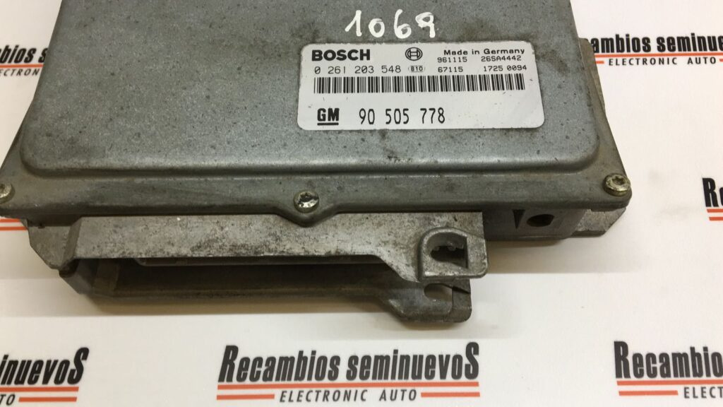 Calculator Motor BOSCH OPEL OPEL -CUALQUIER MODELO- 0 261 203 548 / 0261203548 / 90 505 778 / 905057780 261 203 548 / 0261203548 / 90 505 778 / 90505778