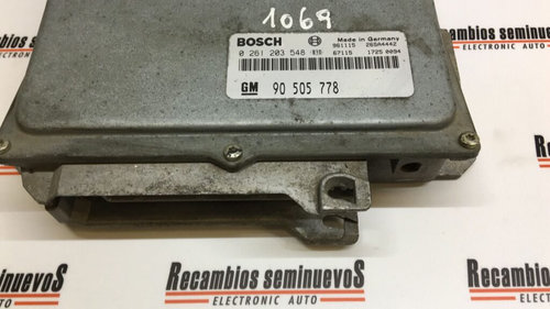 Calculator Motor BOSCH OPEL OPEL -CUALQUIER MODELO- 0 261 203 548 / 0261203548 / 90 505 778 / 905057...