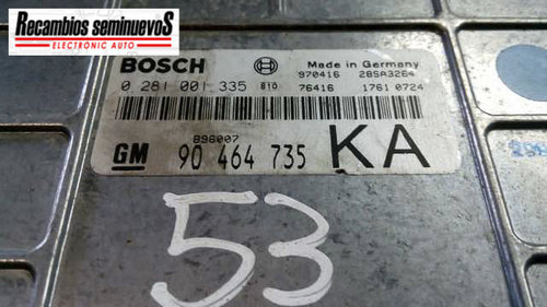 Calculator Motor BOSCH OPEL VECTRA B 0 281 001 335 / 0281001335 / 90464735 KA / 90464735KA0 281 001 ...