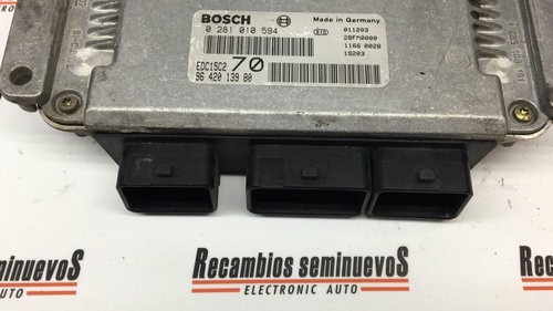Calculator Motor BOSCH PEUGEOT 206 0 281 010 594 / 0281010594 / EDC15C2 70 / EDC15C270 / 96 420 139 ...