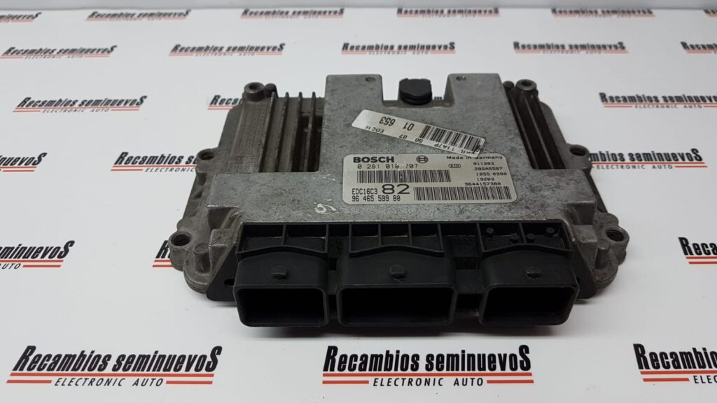 Calculator Motor BOSCH PEUGEOT 206, 0281010707, EDC16C3 82, 9646559980, 9644157380,