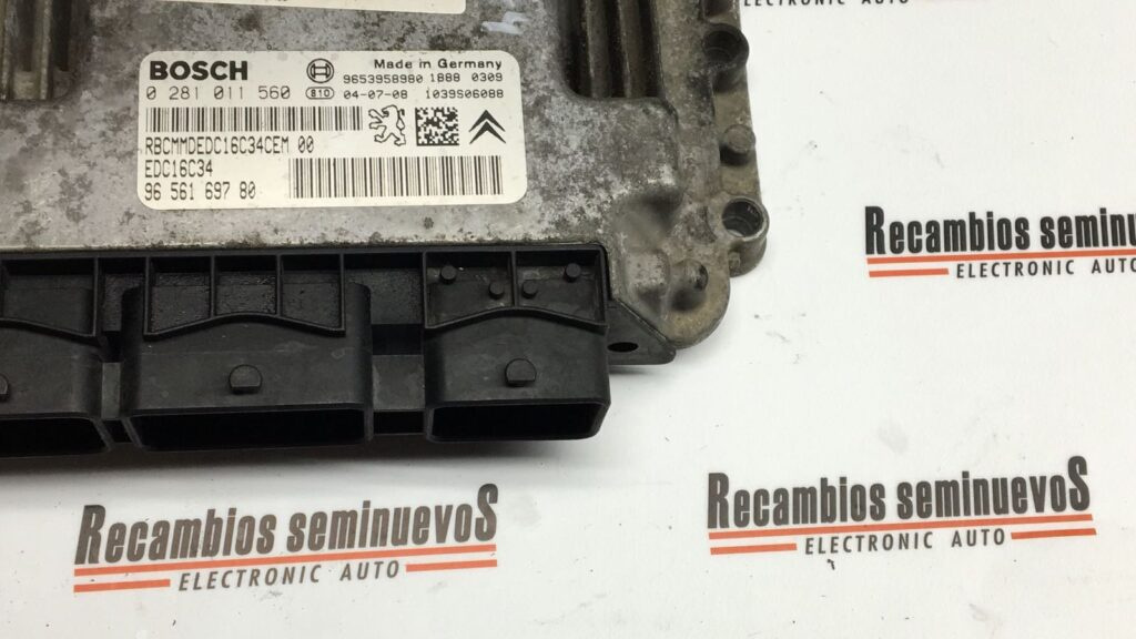 Calculator Motor BOSCH PEUGEOT 206, 0281011560, EDC16C34, 9656169780 / 9653958980,