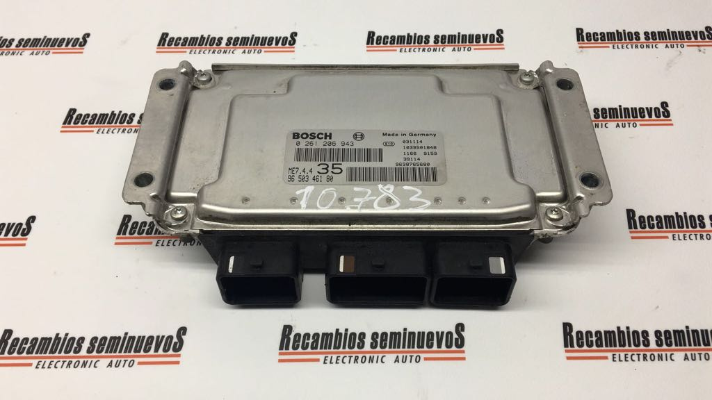 Calculator Motor BOSCH PEUGEOT 307 0 261 206 943 / 0261206943 / ME7 4 4 / ME744 / 96 503 461 80 / 9650346180 / 96387656800 261 206 943 / 0261206943 / ME7 4 4 / ME744 / 96 503 461 80 / 9650346180 / 9638765680