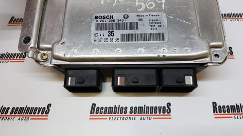Calculator Motor BOSCH PEUGEOT 307 0 261 206 943 / 0261206943 / ME7 4.4 / ME7 4 4 / ME744 / 96 387 6...