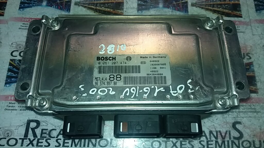 Calculator Motor BOSCH PEUGEOT 307 0 261 207 474 / 0261207474 / 96 574 997 80 / 9657499780 / ME7 4 4 / ME7440 261 207 474 / 0261207474 / 96 574 997 80 / 9657499780 / ME7 4 4 / ME744