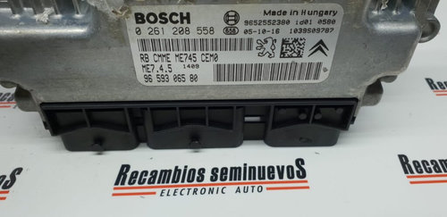 Calculator Motor BOSCH PEUGEOT 307, 0261208558 , ME745, 9659306580, 9652552380,