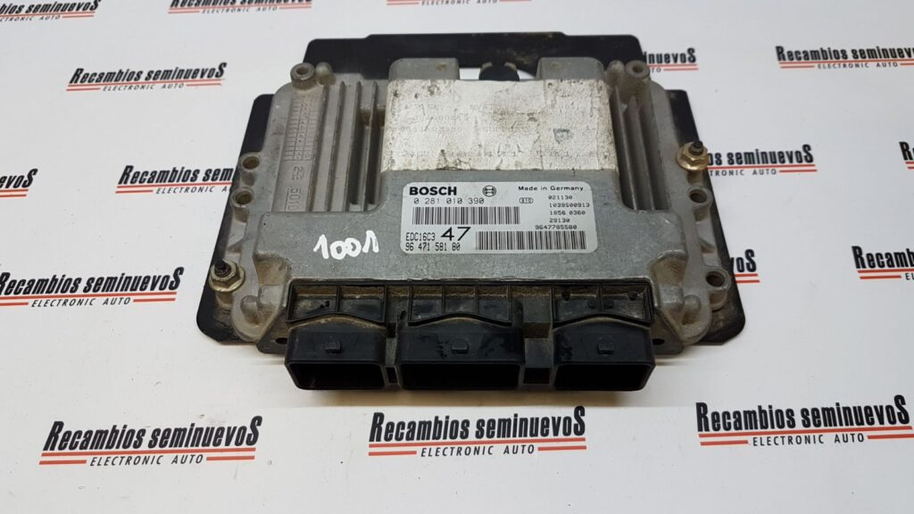 Calculator Motor BOSCH PEUGEOT 307, 0281010390, EDC16C3, 9647158180, 9647785580,