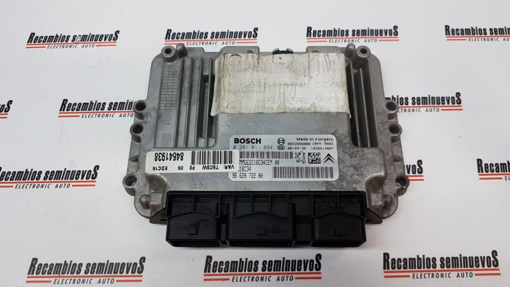 Calculator Motor BOSCH PEUGEOT 307, 0281011634, EDC16C34, 9662872280, 9653958980