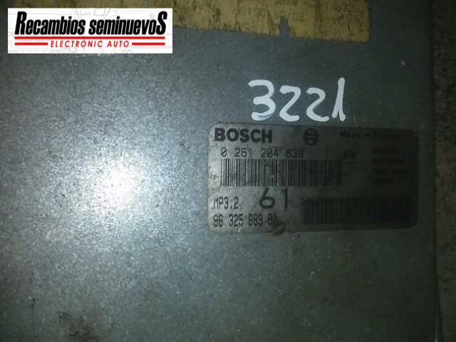 Calculator Motor BOSCH PEUGEOT 406 0 261 204 839 / 0261204839 / 96 325 689 80 / 9632568980 / MP3 2 / MP320 261 204 839 / 0261204839 / 96 325 689 80 / 9632568980 / MP3 2 / MP32