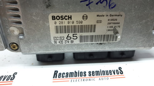 Calculator Motor BOSCH PEUGEOT 406 0 281 010 590 / 0281010590 / EDC15C2 65 / EDC15C265 / 96 435 274 ...