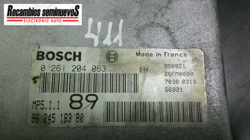Calculator Motor BOSCH PEUGEOT 406 96 245 183 80 / 9624518380 / MP5.1 1 89 / MP5 1 1 89 / MP51189 / ...