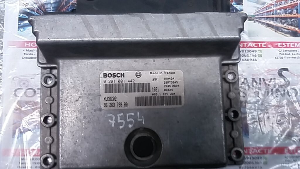 Calculator Motor BOSCH PEUGEOT 806 0 281 001 442 / 0281001442 / 96 263 739 80 / 9626373980 / XUDBC02,