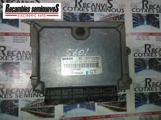 Calculator Motor BOSCH PEUGEOT BOXER 0 281 010 931 / 0281010931 / 1337648080 / D28 42WGR / D2842WGR0 281 010 931 / 0281010931 / 1337648080 / D28 42WGR / D2842WGR