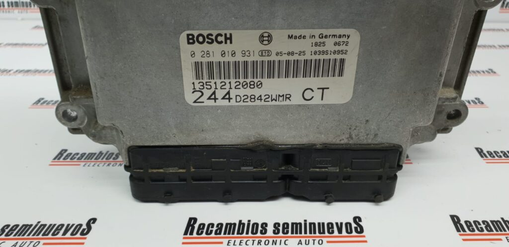 Calculator Motor BOSCH PEUGEOT BOXER 0 281 010 931 / 0281010931 / 1351212080 / 244 D2842WMR / 244D2842WMR0 281 010 931 / 0281010931 / 1351212080 / 244 D2842WMR / 244D2842WMR
