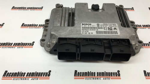 Calculator Motor BOSCH PEUGEOT PARTNER 0 281 013 871 / 0281013871 / EDC16C34 / 96 646 180 80 / 96646...