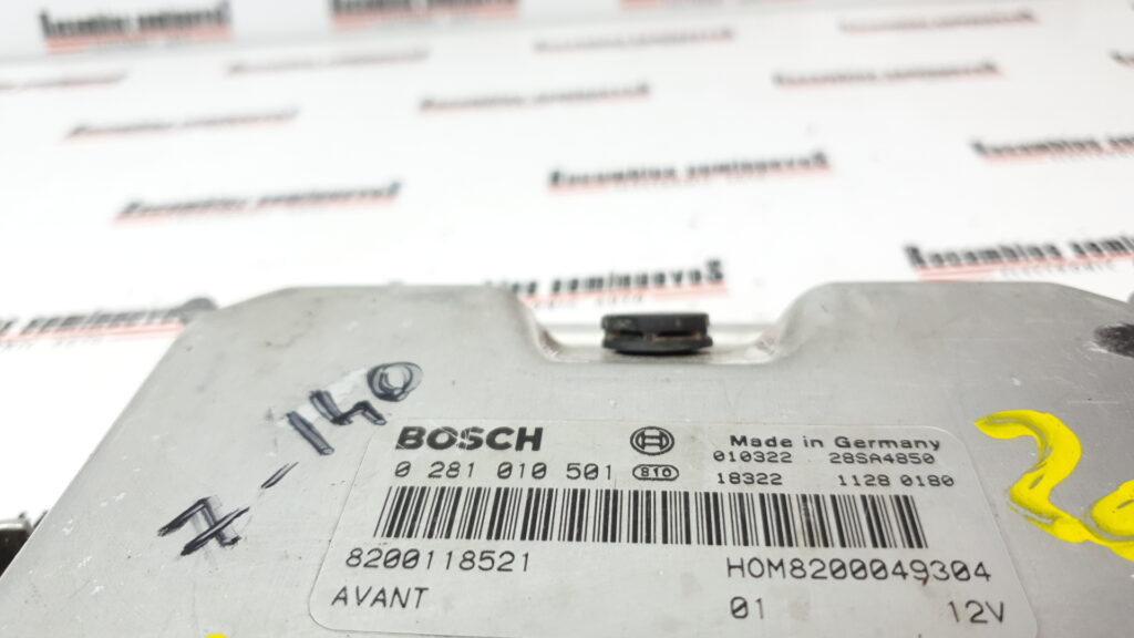Calculator Motor BOSCH RENAULT CLIO 0 281 010 501 / 0281010501 / 8200118521 / HOM 8200049304 / HOM82000493040 281 010 501 / 0281010501 / 8200118521 / HOM 8200049304 / HOM8200049304