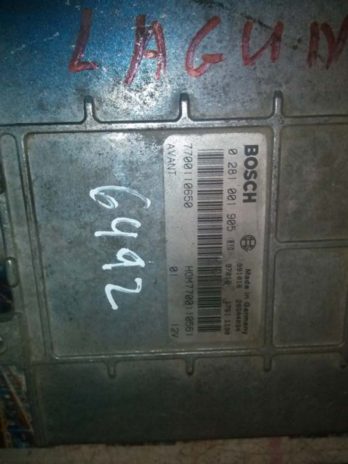 Calculator Motor BOSCH RENAULT ESPACE 0 281 001 905 / 0281001905 / 7700110650 / HOM 7700110561 / HOM...