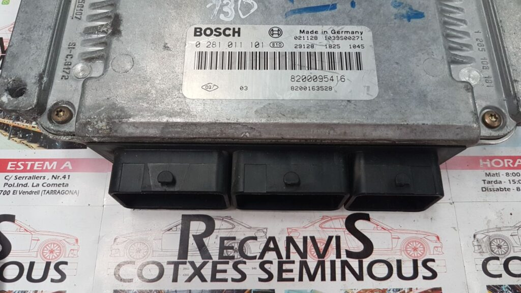 Calculator Motor BOSCH RENAULT LAGUNA 0 281 011 101 / 0281011101 / 8200095416 / 82001635280 281 011 101 / 0281011101 / 8200095416 / 8200163528