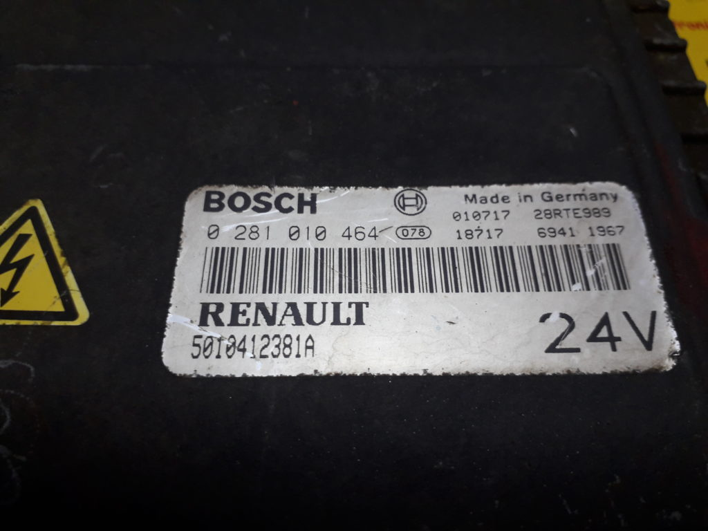Calculator Motor BOSCH RENAULT MAGNUM PREMIUM 0 281 010 464 / 0281010464 / 5010412381A / 24V0 281 010 464 / 0281010464 / 5010412381A / 24V