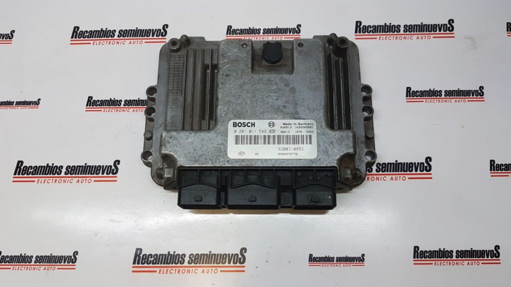 Calculator Motor BOSCH RENAULT MEGANE SCENIC 0 281 011 549 / 0281011549 / 8200310863 / 82003707790 281 011 549 / 0281011549 / 8200310863 / 8200370779