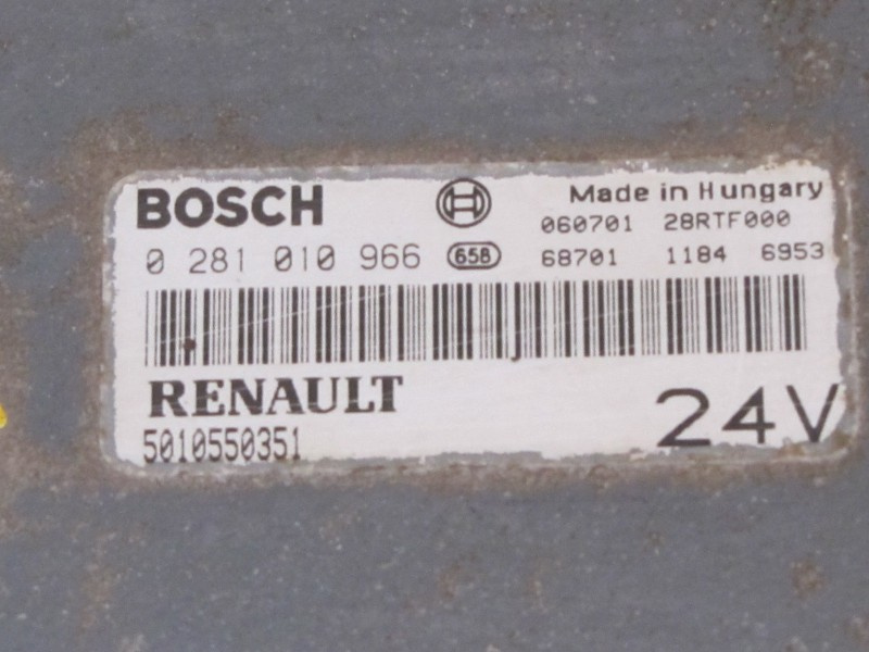 Calculator Motor BOSCH RENAULT MIDLUM 0 281 010 966 / 0281010966 / 5010550351 / 24V0 281 010 966 / 0281010966 / 5010550351 / 24V
