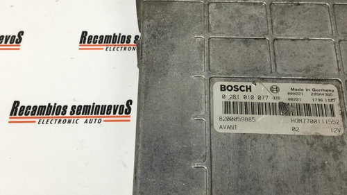 Calculator Motor BOSCH RENAULT SCENIC 0 281 010 077 / 0281010077 / 8200059885 / HOM 7700111552 / HOM...