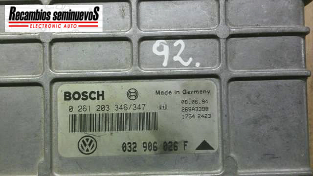 Calculator Motor BOSCH SEAT CORDOBA 0261203346 347 / 0261203346347 / 032 906 026 F / 032906026F0261203346 347 / 0261203346347 / 032 906 026 F / 032906026F