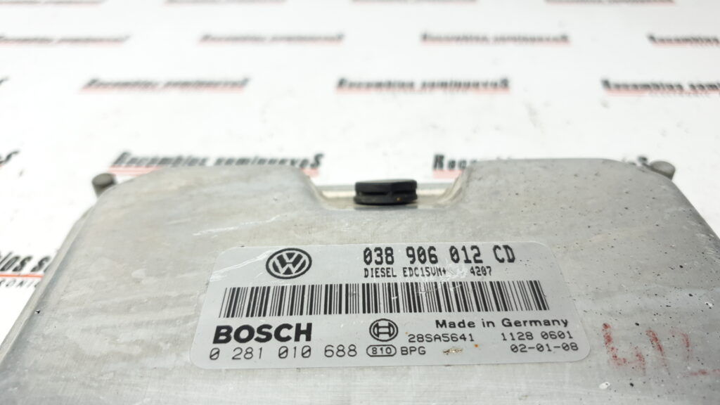 Calculator Motor BOSCH SEAT IBIZA 0 281 010 688 / 0281010688 / EDC15VM+ / EDC15VM / EDC15VM / 038 906 012 CD / 038906012CD0 281 010 688 / 0281010688 / EDC15VM+ / EDC15VM / EDC15VM / 038 906 012 CD / 038906012CD