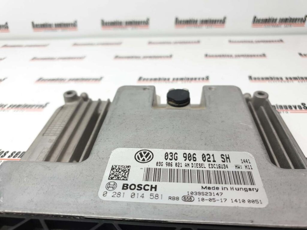 Calculator Motor BOSCH SEAT LEON 0 281 014 581 / 0281014581 / EDC16U34 / 03G 906 021 SH / 03G906021SH / 03G 906 021 AN / 03G906021AN / KK0 281 014 581 / 0281014581 / EDC16U34 / 03G 906 021 SH / 03G906021SH / 03G 906 021 AN / 03G906021AN / KK