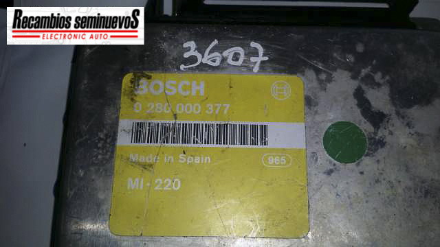 Calculator Motor BOSCH SEAT SEAT -CUALQUIER MODELO- 0 280 000 377 / 02800003770 280 000 377 / 0280000377