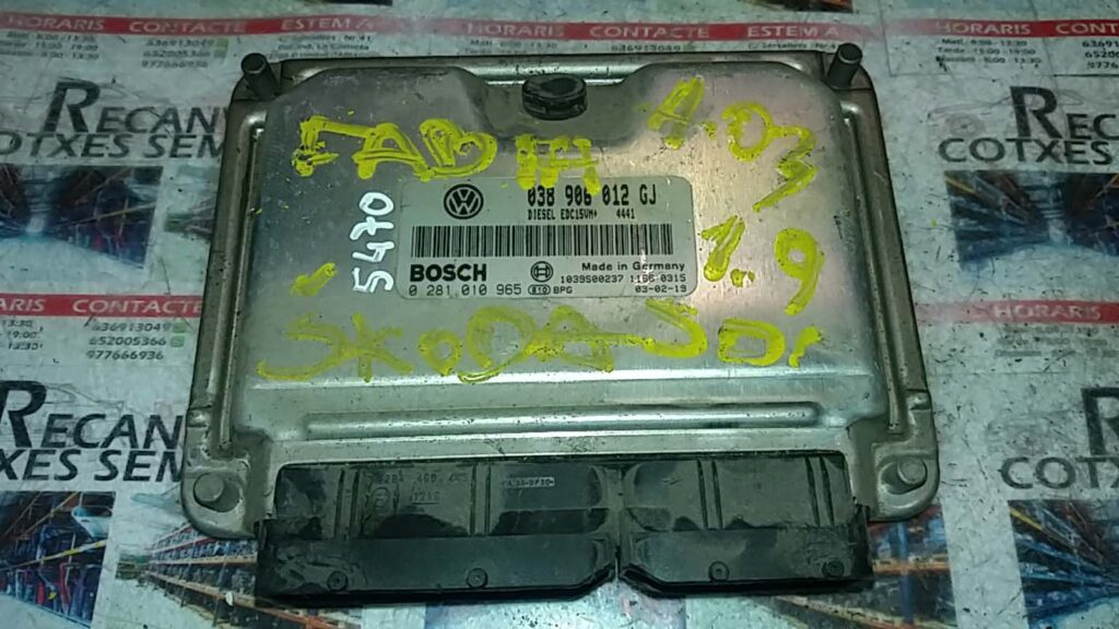 Calculator Motor BOSCH SKODA FABIA 0 281 010 965 / 0281010965 / EDC15VM / 038 906 012 GJ / 038906012GJ0 281 010 965 / 0281010965 / EDC15VM / 038 906 012 GJ / 038906012GJ