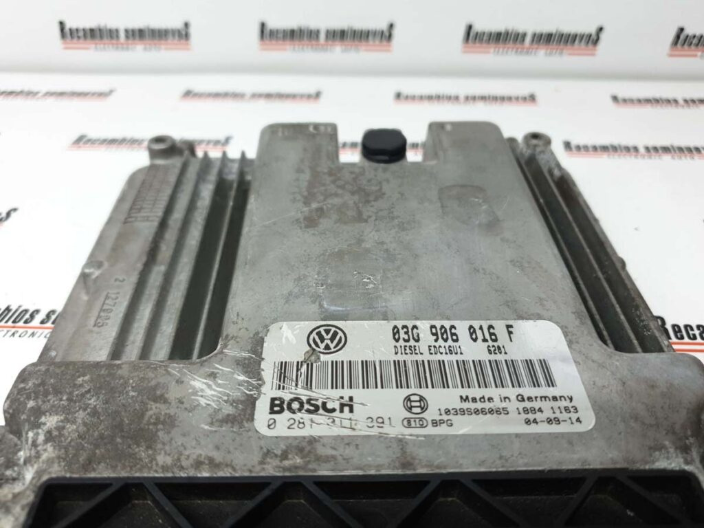 Calculator Motor BOSCH SKODA OCTAVIA 0 281 011 391 / 0281011391 / EDC16U1 / 03G 906 016 F / 03G906016F0 281 011 391 / 0281011391 / EDC16U1 / 03G 906 016 F / 03G906016F