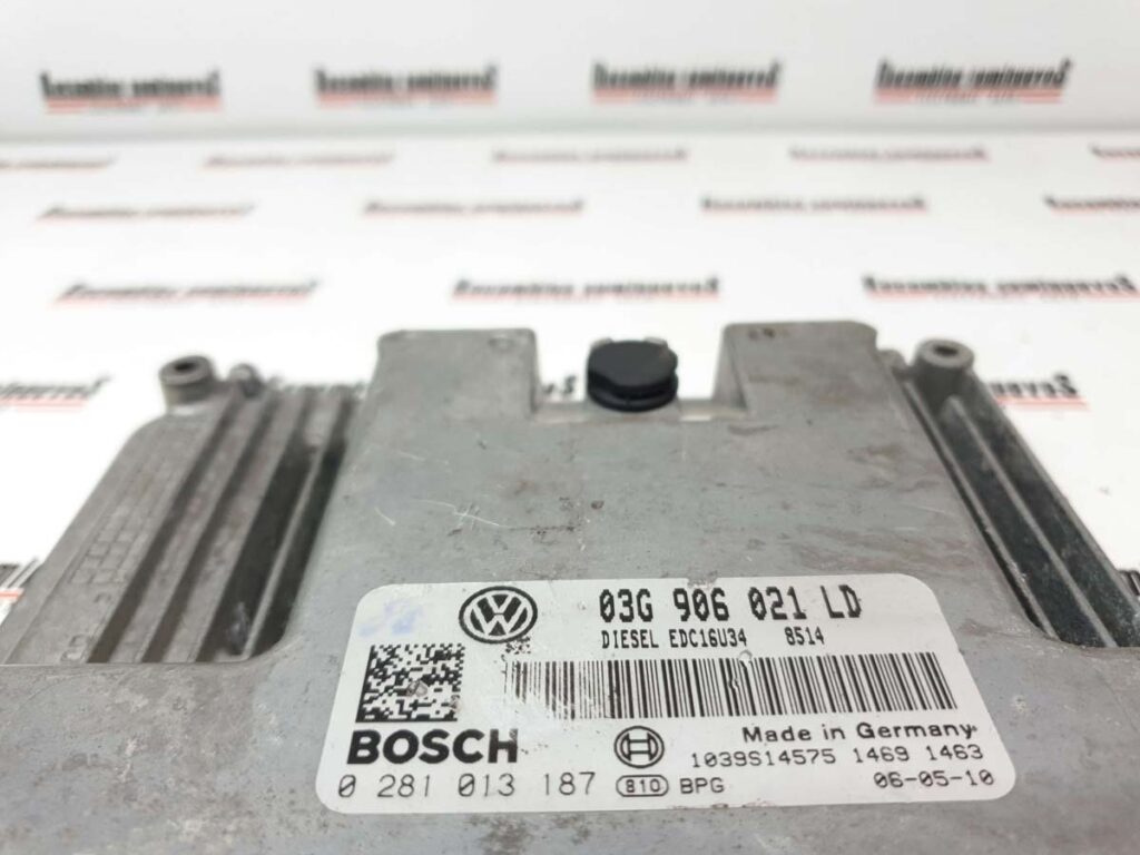 Calculator Motor BOSCH SKODA OCTAVIA 0 281 013 187 / 0281013187 / EDC16U34 / 03G 906 021 LD / 03G906021LD / KK0 281 013 187 / 0281013187 / EDC16U34 / 03G 906 021 LD / 03G906021LD / KK