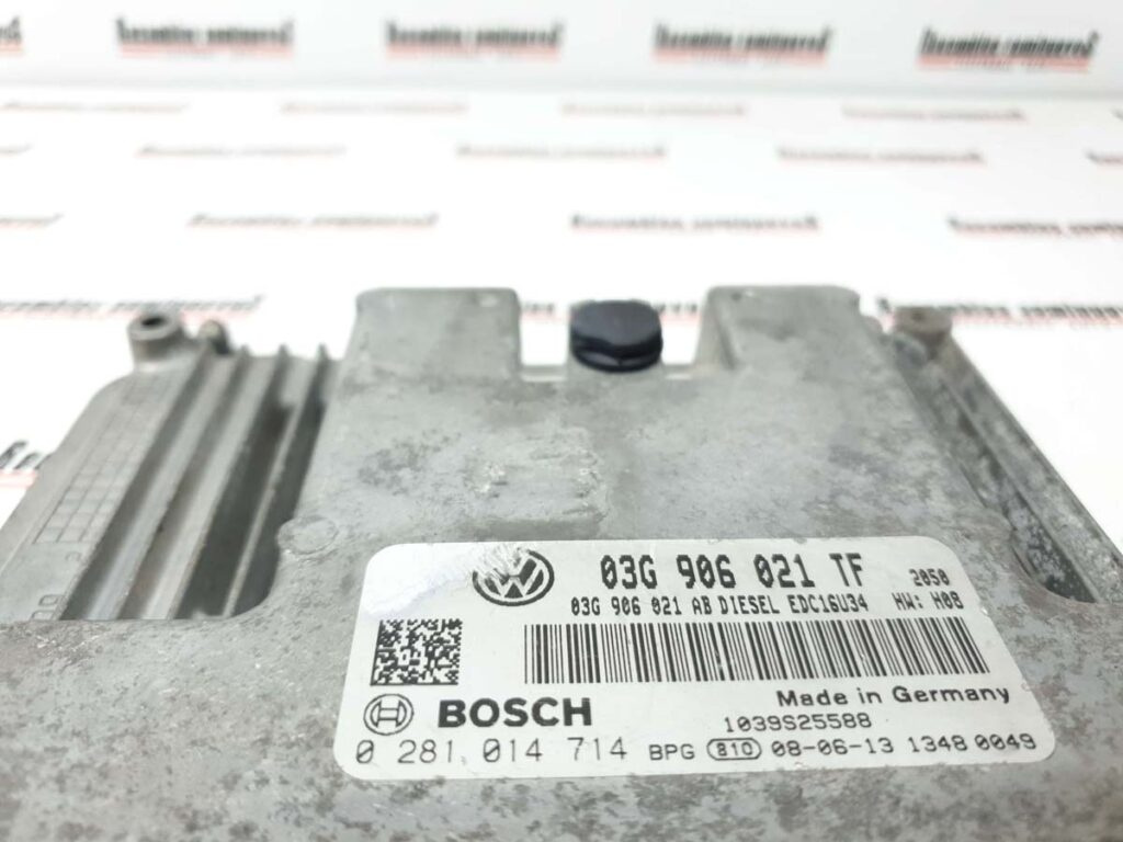Calculator Motor BOSCH SKODA OCTAVIA 0 281 014 714 / 0281014714 / EDC16U34 / 03G 906 021 TF / 03G906021TF / 03G 906 201 AB / 03G906201AB / KK0 281 014 714 / 0281014714 / EDC16U34 / 03G 906 021 TF / 03G906021TF / 03G 906 201 AB / 03G906201AB / KK