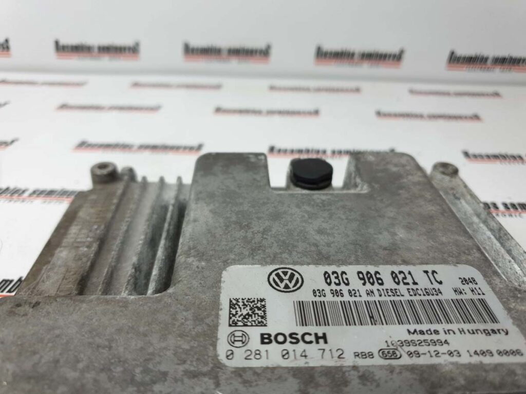 Calculator Motor BOSCH SKODA OCTAVIA 0 281 014 712 / 0281014712 / EDC16U34 / 03G 906 021 TC / 03G906021TC / 03G 906 021 AN / 03G906021AN / KK0 281 014 712 / 0281014712 / EDC16U34 / 03G 906 021 TC / 03G906021TC / 03G 906 021 AN / 03G906021AN / KK