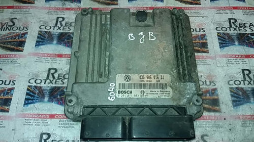 Calculator Motor BOSCH SKODA OCTAVIA 0281011883, 036906016DJ, EDC16U1,