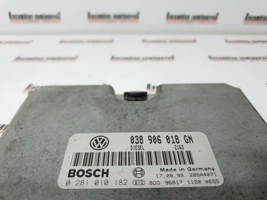 Calculator Motor BOSCH SKODA OCTAVIA 038 906 018 GN / 038906018GN / 0 281 010 182 / 0281010182038 906 018 GN / 038906018GN / 0 281 010 182 / 0281010182