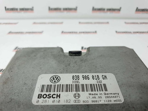 Calculator Motor BOSCH SKODA OCTAVIA 038 906 018 GN / 038906018GN / 0 281 010 182 / 0281010182038 90...