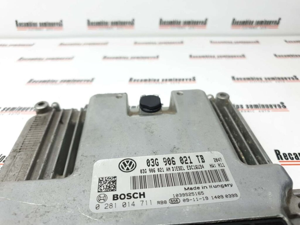 Calculator Motor BOSCH SKODA OCTAVIA 2 0 281 014 711 / 0281014711 / EDC16U34 / 03G 906 021 TB / 03G906021TB / 03G 906 021 AN / 03G906021AN,