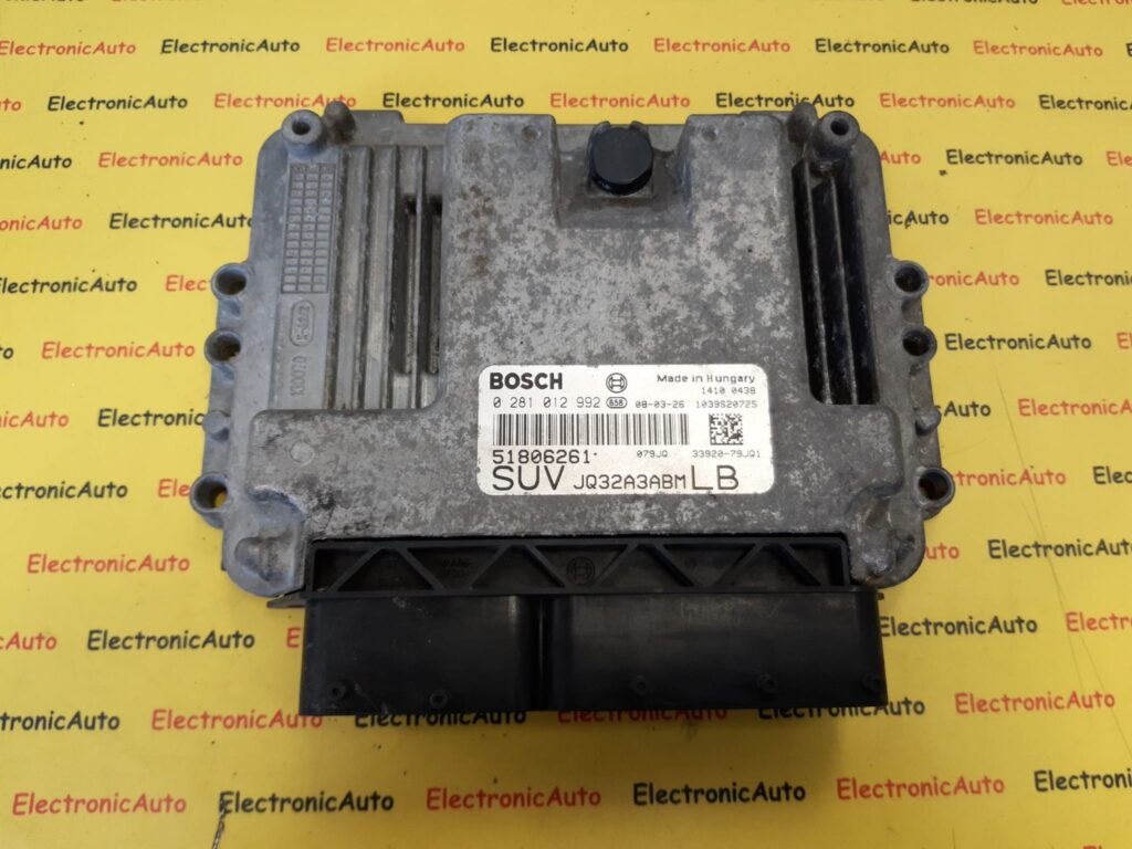 Calculator Motor BOSCH SUZUKI SX4 0 281 012 992 / 0281012992 / 51806261 / SUV JQ32A3ABM LB / SUVJQ32A3ABMLB / 33920 79JQ1 / 3392079JQ10 281 012 992 / 0281012992 / 51806261 / SUV JQ32A3ABM LB / SUVJQ32A3ABMLB / 33920 79JQ1 / 3392079JQ1
