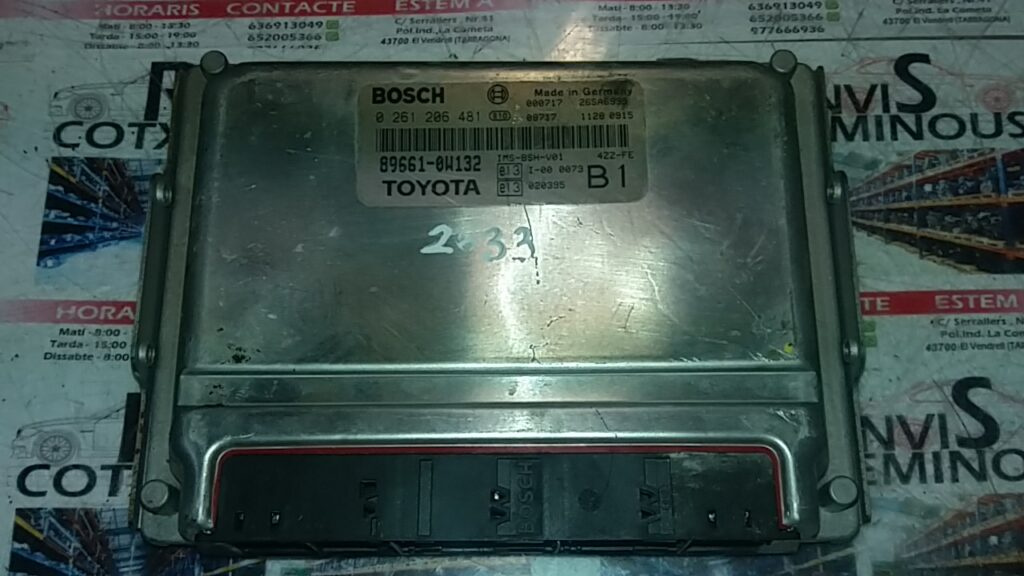 Calculator Motor BOSCH TOYOTA COROLLA 0 261 206 481 / 0261206481 / 89661-0W132 / 89661 0W132 / 896610W1320 261 206 481 / 0261206481 / 89661-0W132 / 89661 0W132 / 896610W132
