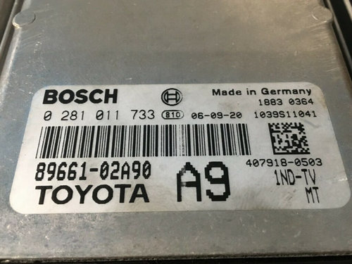 Calculator Motor BOSCH TOYOTA COROLLA 0 281 011 733 / 0281011733 / 89661-02A90 / 89661 02A90 / 89661...
